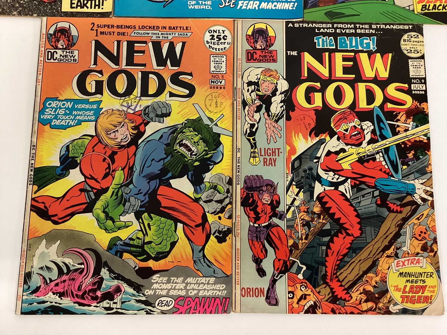 Five 1971-72 DC Comics Jack Kirby New Gods . #1 First appearance of Orion #2 First Darkseid cover #3 - Image 3 of 11