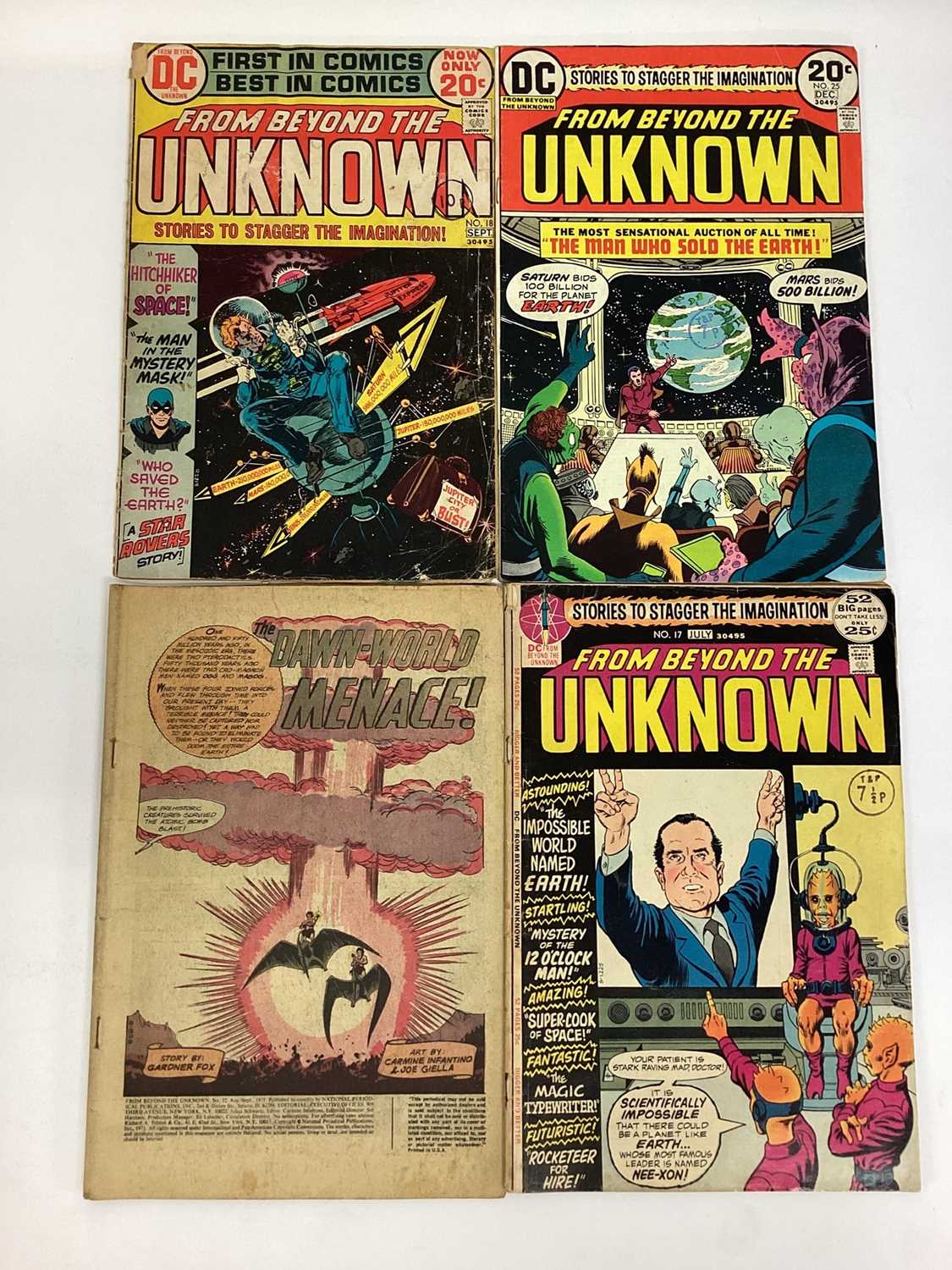 Ten 1969-73 DC Comics, From Beyond The Unknown #1 #2 #4 #5 #10 #11 #12 ( No Cover) #17 #18 #25 - Image 4 of 14
