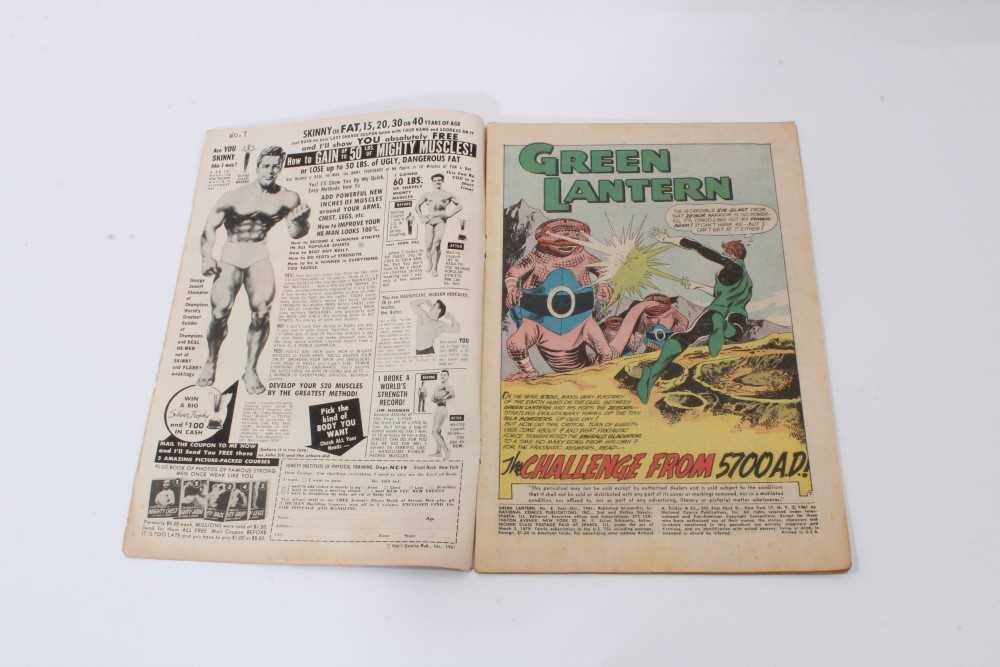 Twelve 1960's DC Comics, Green Lantern #4 (Poor Condition, No cover) #6 (1st appearance Tomar-re) #8 - Image 21 of 117