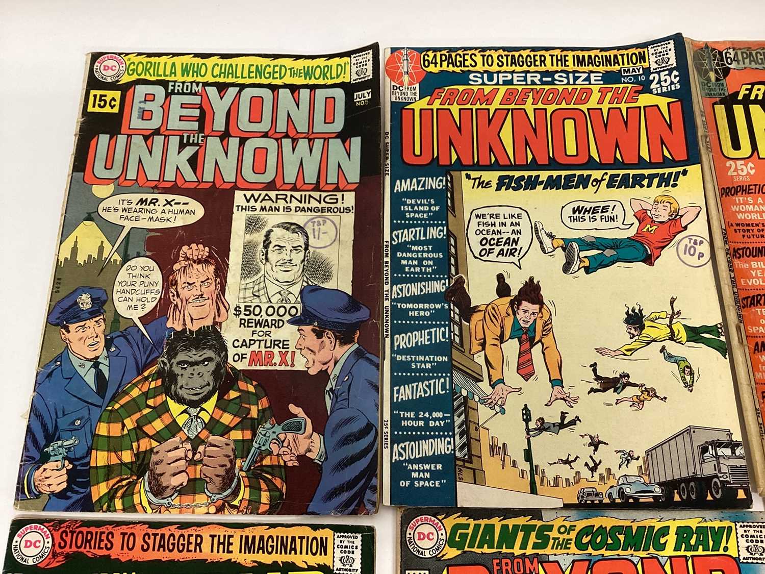 Ten 1969-73 DC Comics, From Beyond The Unknown #1 #2 #4 #5 #10 #11 #12 ( No Cover) #17 #18 #25 - Image 10 of 14