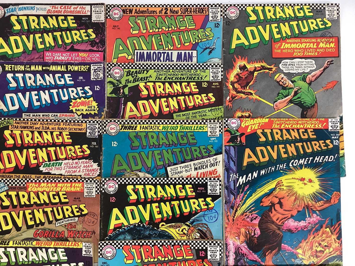 Quantity of 1960's DC Comics, Strange Adventures to include #180 (1st appearance and origin of Anima - Image 4 of 20
