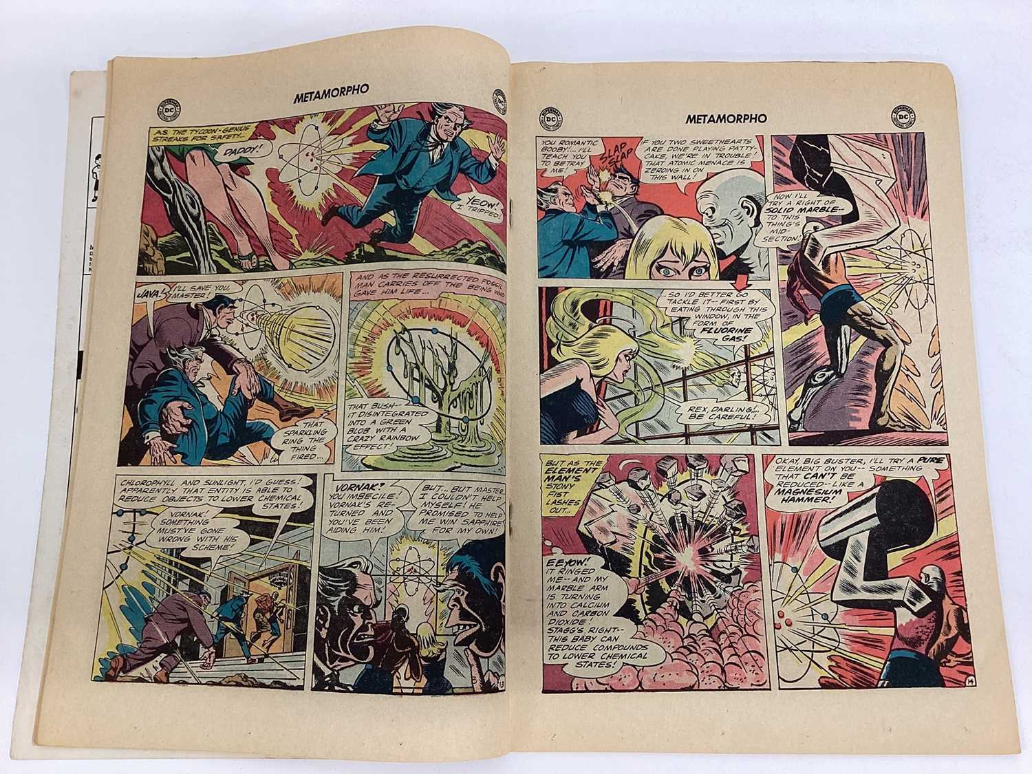 Five 1960's DC Comics, Metamorpho The Element Man #1 #2 #8 #10 #16 - Image 10 of 11