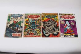 Marvel comics the Amazing Spider-Man 1970's. Issues 90, 105, 113, 115 and 164. Issue 90 includes the