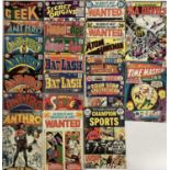 Quantity of mostly 1960's DC Comics to include Anthro, Secret Origins #8, Brother Power The Geek #1