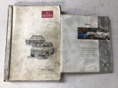 Two Rover Mini workshop manuals