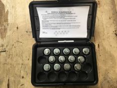 MG master key locking wheel nut set, cased