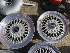 Set 4 OZ racing 15" lattice allow wheels for TVR Griffith