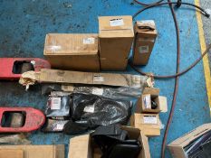 Collection of new old stock MG Rover car parts, mainly trim and fittings, various models