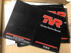 TVR S Series unused owners service records (10)