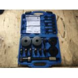 Bearing/ bush removal and installation tool kit, cased