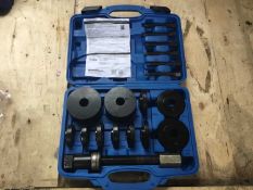 Bearing/ bush removal and installation tool kit, cased