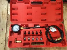 Sealey 12pc oil pressure test kit, cased