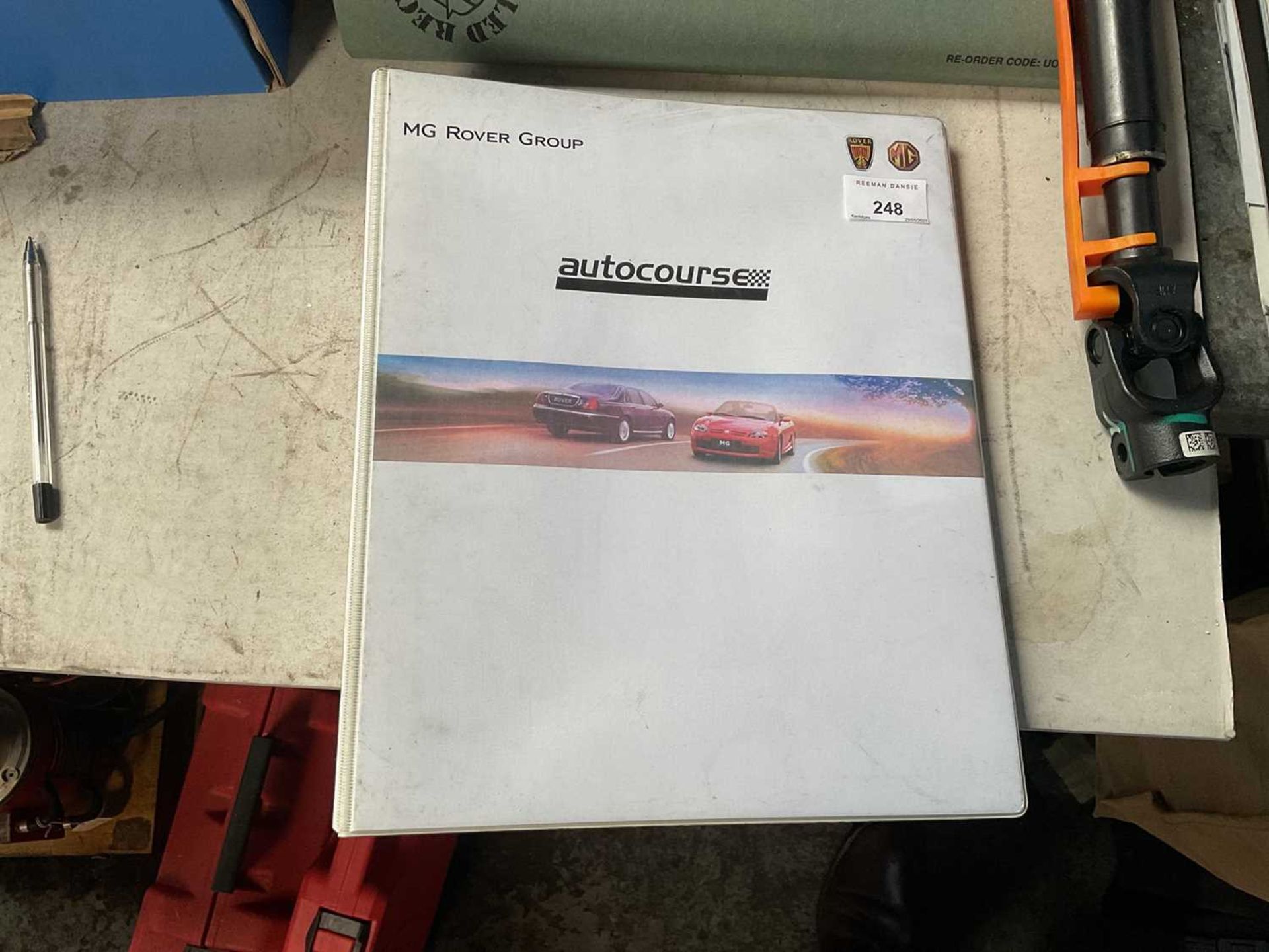 MG Rover Group autocourse technical bulletins in folder