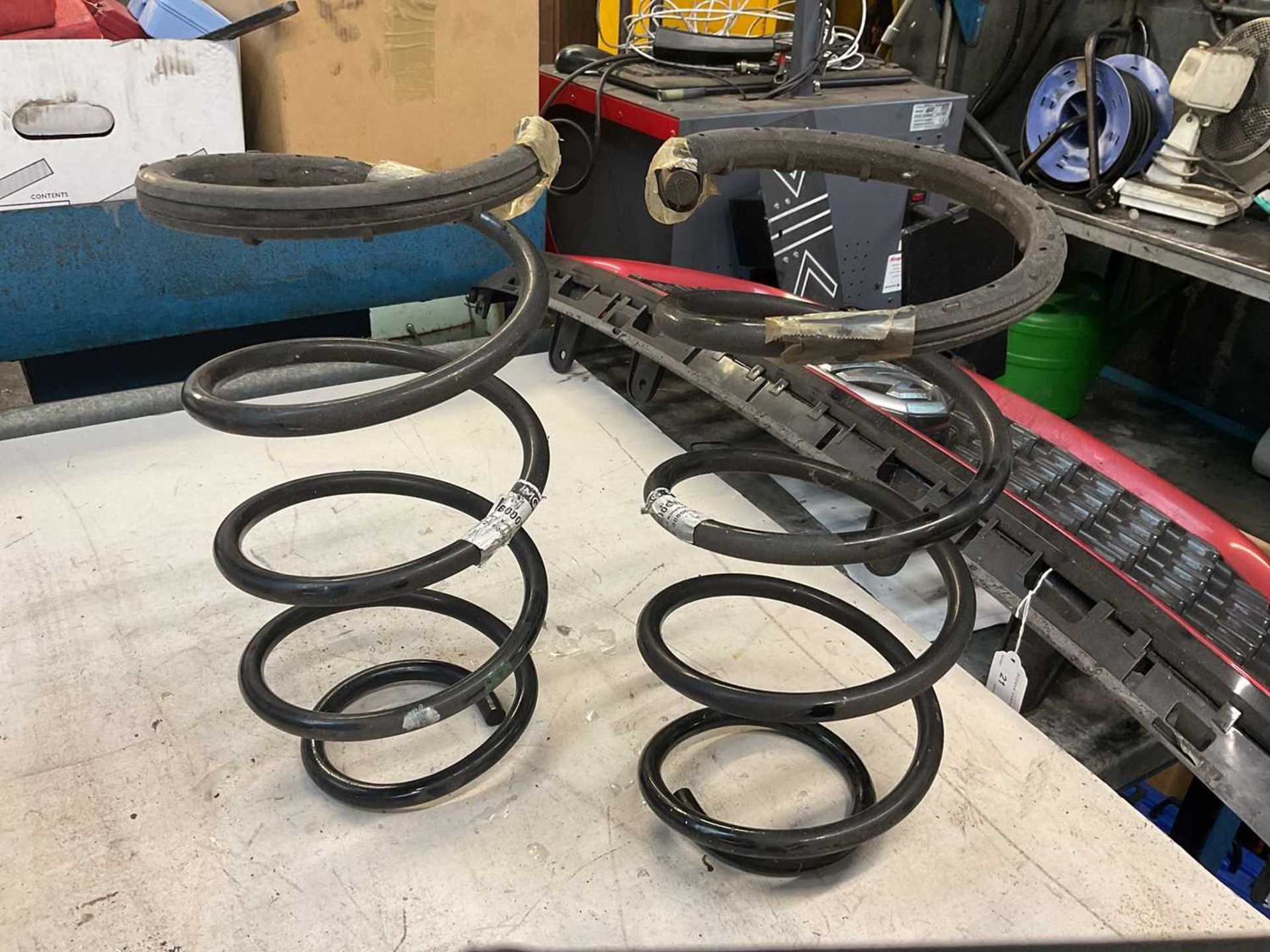 Pair of Rover 75 / MG ZT new old stock front springs, part number REB000790