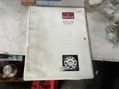 1990's Rover Group Dealership wheel trim guide in folder.