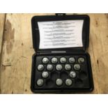 MG Master Key locking wheel nut set, cased