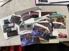 Group of TVR negatives, supplied by the factory, together with a group of promotional postcards.