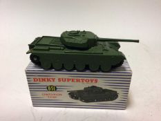 Dinky 10-ton army truck No 622, Centurian Tank No 651 both in original boxes (2)
