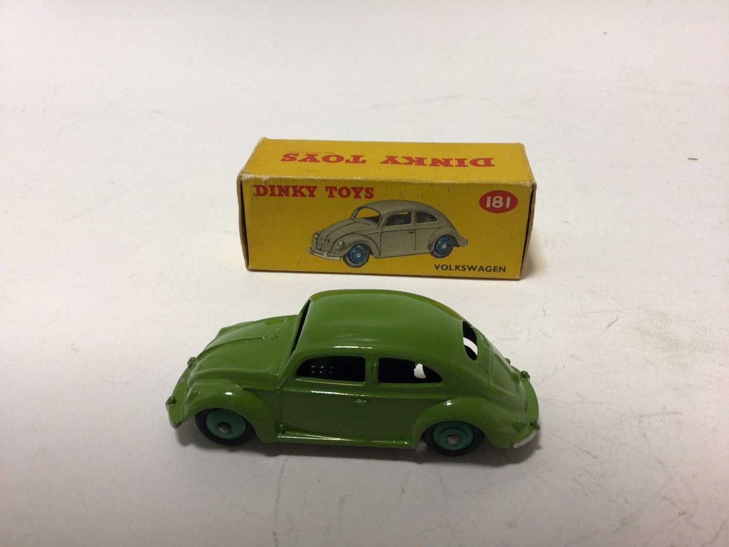 Dinky Volkswagen No 181 light blue and green colourways both in original boxes - Image 5 of 7