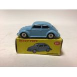 Dinky Volkswagon No 181 in 3 different colourways, Airforce Blue, Light Blue & Grey, all in original