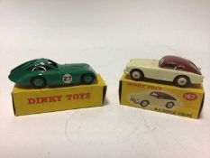 Dinky Bristol 450 Sports Coupe No 163, AC. Aceca Coupe No 167 both in original boxes (2)