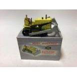 Dinky lorry mounted cement mixer No 960, Blaw-Knox Bulldozer No 961 both in original boxes (2)