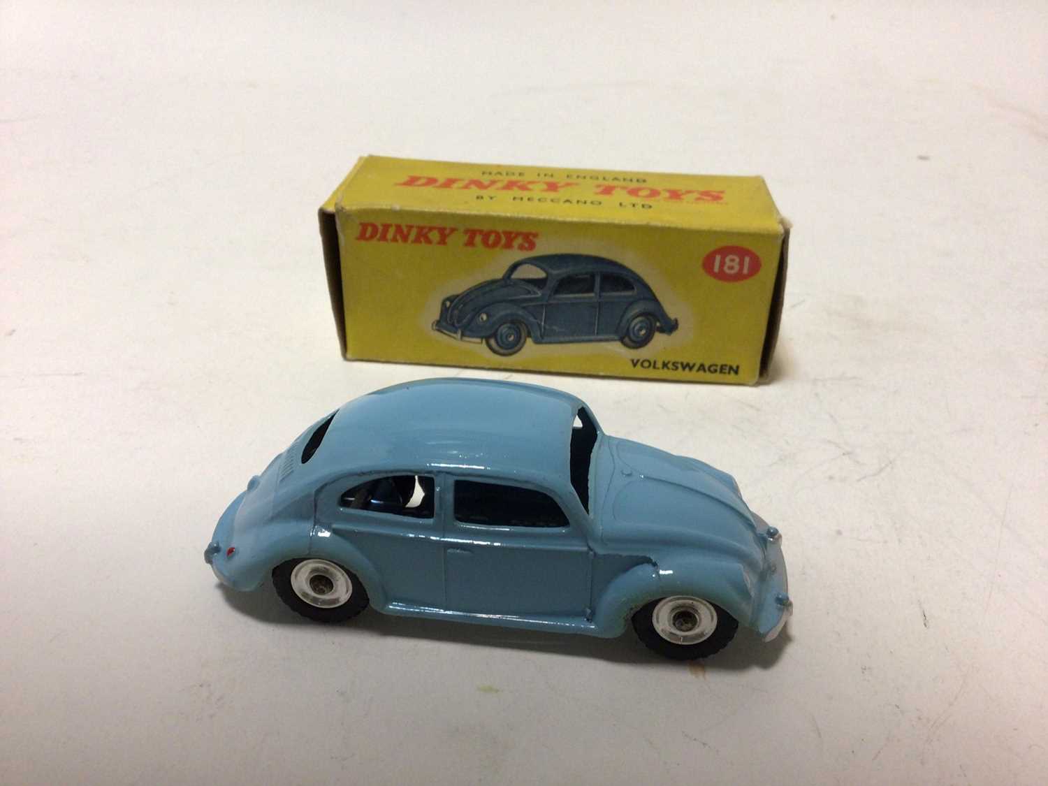 Dinky Volkswagen No 181 light blue and green colourways both in original boxes - Image 2 of 7