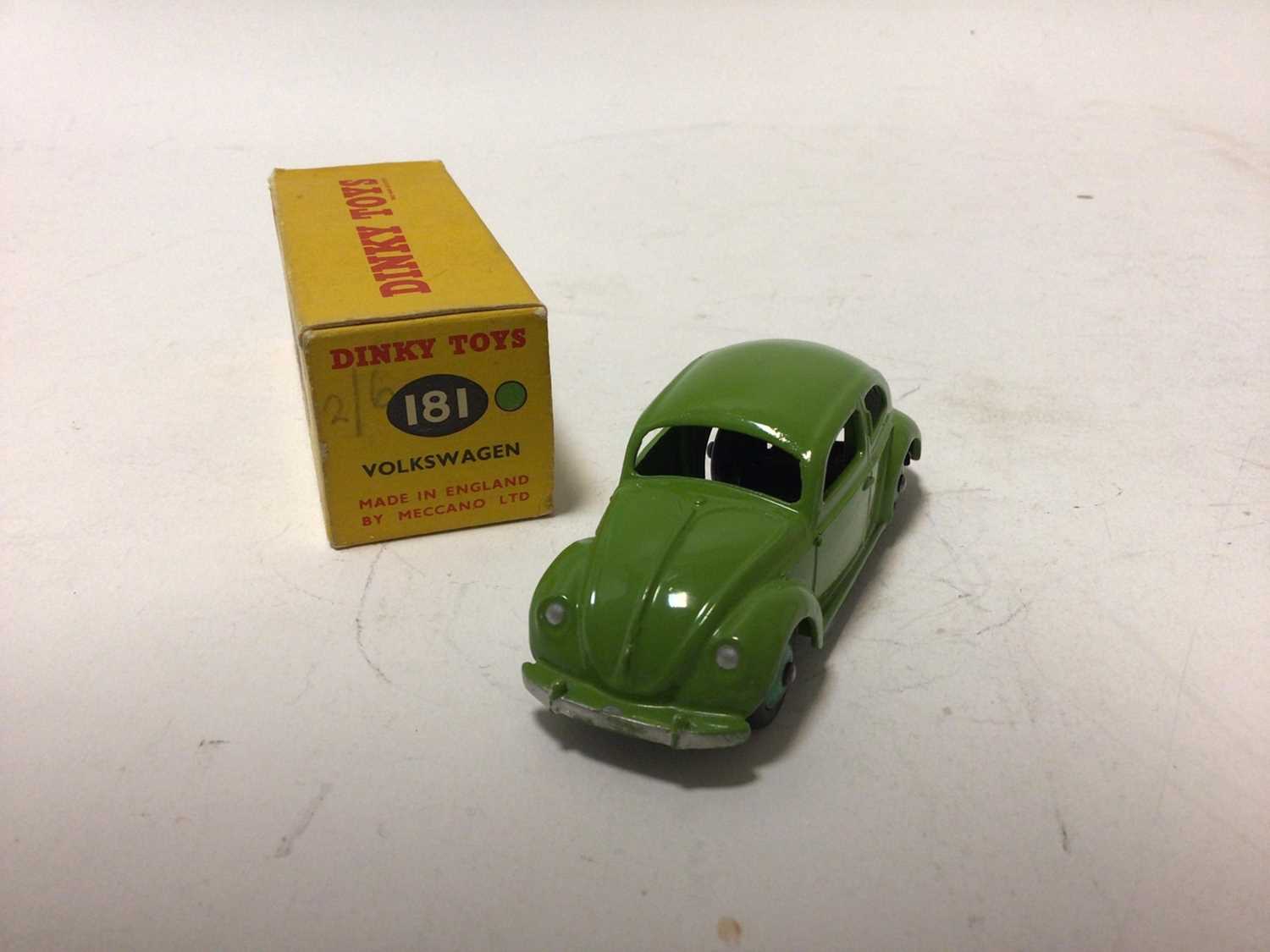 Dinky Volkswagen No 181 light blue and green colourways both in original boxes - Image 6 of 7