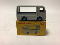 Dinky Electric Diary Van No 490 Express Dairy and Electric Dairy Van (N.C.B.) No 491, both in origin