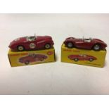 Dinky Maserati Sport 2000 No 22A, Sunbeam Alpine Sports No 107 both in original boxes (2)