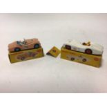 Dinky Mercedes Benz Racing Car No 237, Triumph TR2 Sports Car No 111 both in original boxes (2)