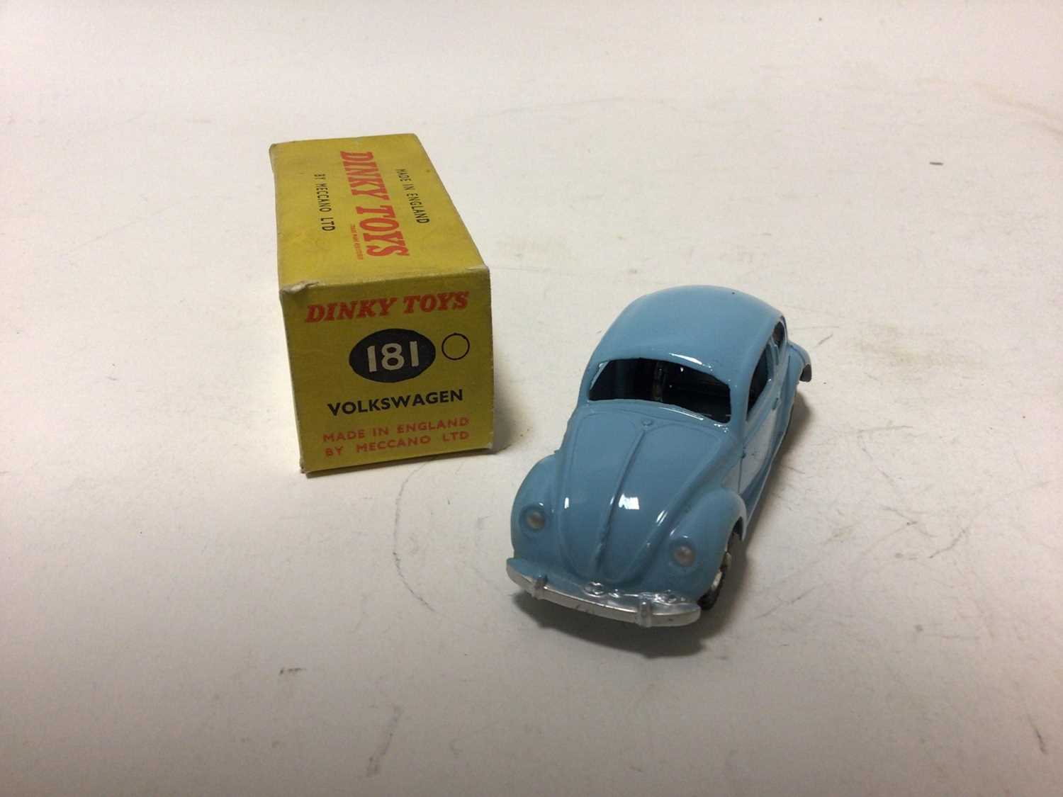 Dinky Volkswagen No 181 light blue and green colourways both in original boxes - Image 3 of 7