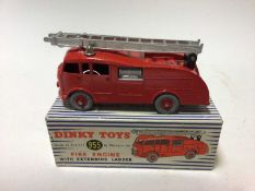 Dinky Supertoy Turntable Fire Escape No 956, Fire Engine with extending ladder No 955 both in origin