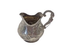 Indian silver cream jug