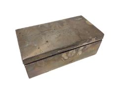 1920s silver cigarette box