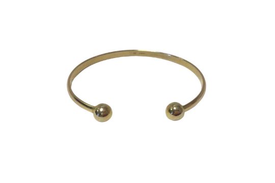 9ct gold torque bangle - Image 1 of 2