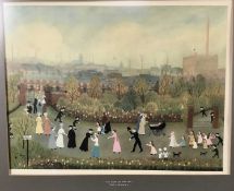 Helen Bradley (1900-1979) print, the park on May Day, and two others