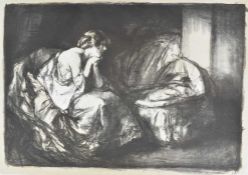 *Gerald Spencer Pryse (1882-1956) black and white lithograph - The Mother, signed and dated '89 in p
