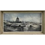 Sydney Joseph Iredale (1896-1967) oil on board - On The Thames, signed, framed