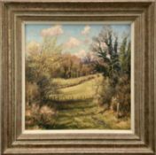 Mervyn Goode (b. 1948) oil on canvas, landscape