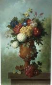 Thomas Webster, 20th century, oil on panels, pair of Flower pieces, signed