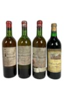 Wine - four bottles, Chateau Dutruch Grand Poujeaux 1961 (3) and Chateau Bellevue Puyblanquet 1970