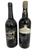 Port - two bottles, Dow's 1985 and Symington's 1990 Quinta do Vesuvio, both 75cl.