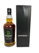 Whisky - one bottle, Springbank, aged 15 years, 70cl., 46%, boxed