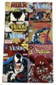 Marvel Comics Venom (1990's). To include the Incredible Hulk vs. Venom #1 (1994), Venom lethal prote