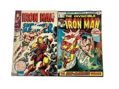 Marvel Comics Iron Man and Sub Mariner #1 (1968). Pre dates both solo origin story's, priced 12 cent