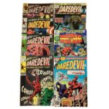 Marvel Comics Daredevil. Small group of Daredevil comics from 1960's and 70's to include issue 15 (1