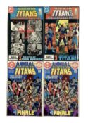 DC Comics, Tales of the Teen Titans #42 #44 and Annual #3 1984 (2). 'The Judas Contract' Storyline