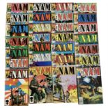 Marvel Comics The 'Nam (1986 to 1993). Complete run from issue 1 - 36 and an incomplete run from iss