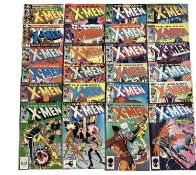 Marvel Comics The Uncanny X-Men (1982 to 1991). Incomplete run from issue 155 to 281, to include iss
